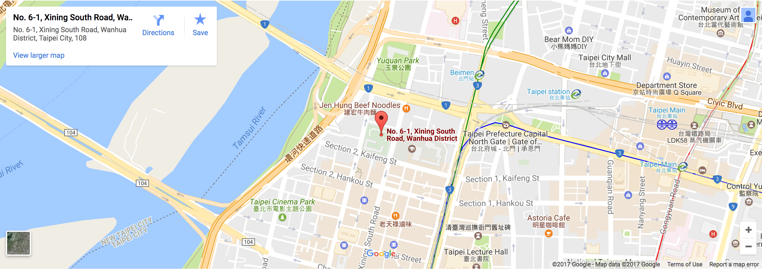 臺北市松山運動中心地圖